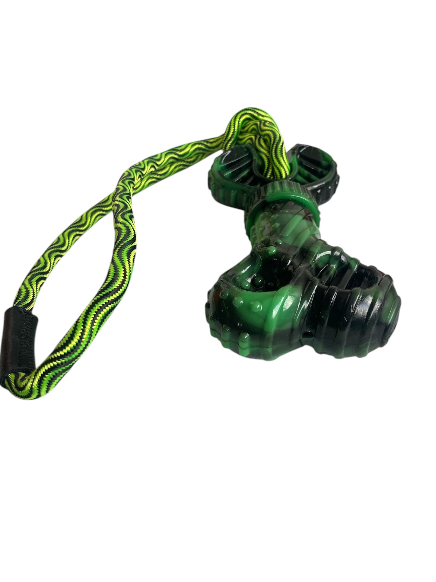 Nylon ultra durable tug toy- make a fun noise when pulled