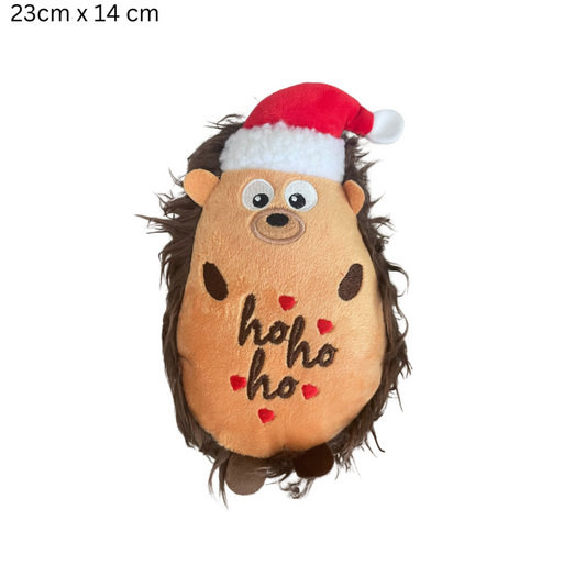 Harry the Christmas Hedgehog plush Dog toy