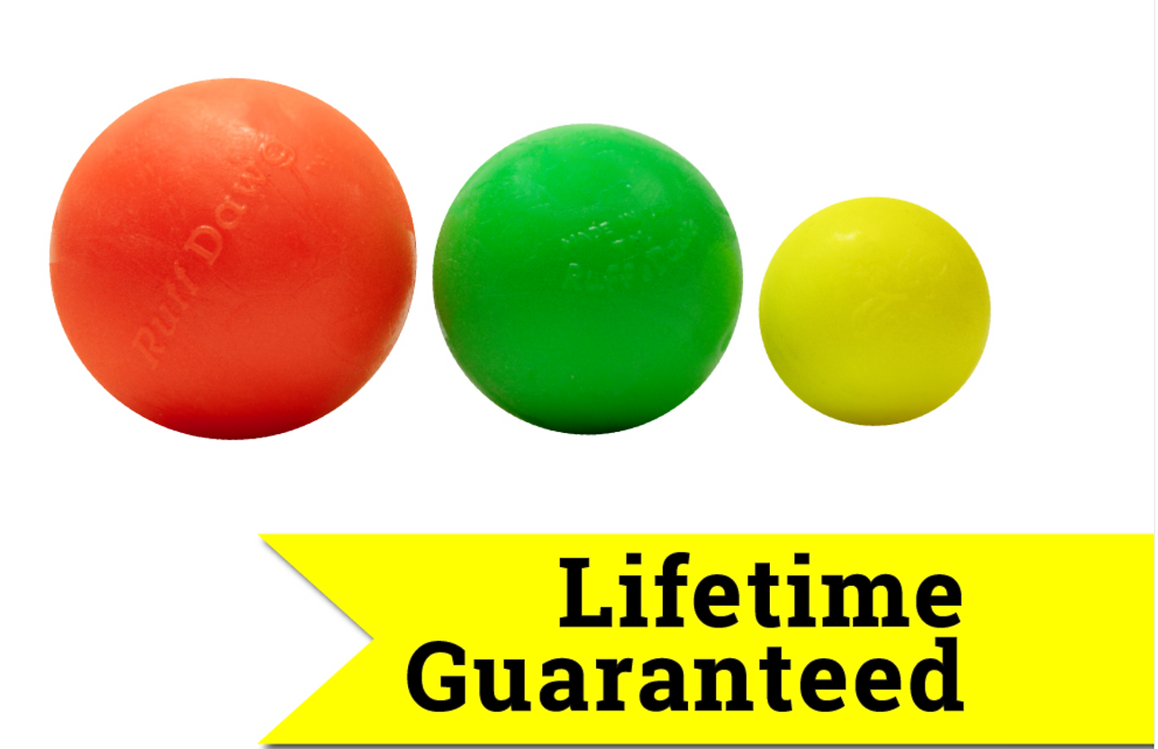 Indestructible Dog Ball - RuffDawg- Lifetime Guarantee