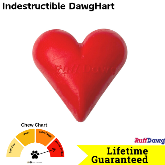 Indestructible RuffDawg Hart toy