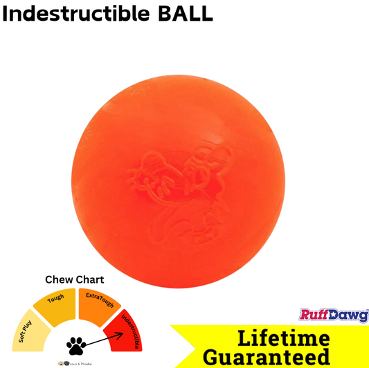 Indestructible dog ball - Tough dog toy